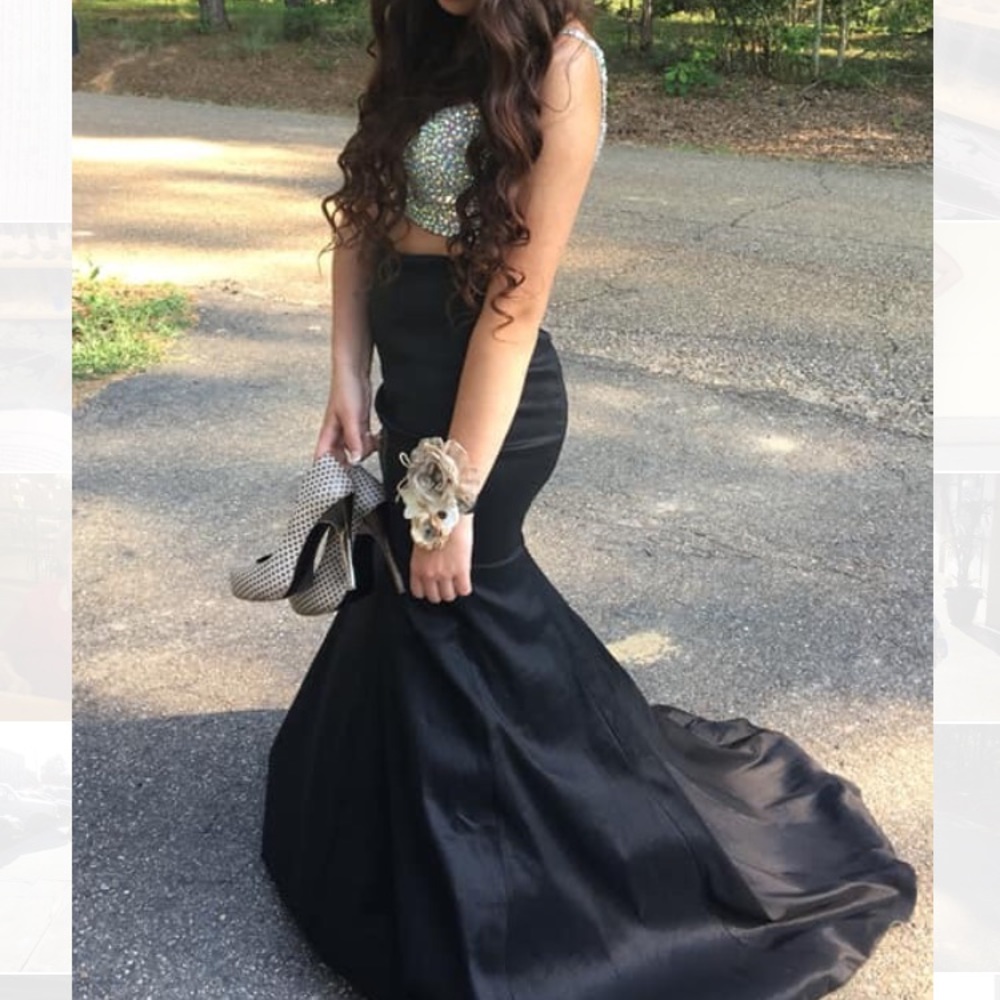 Beautiful two piece prom dress